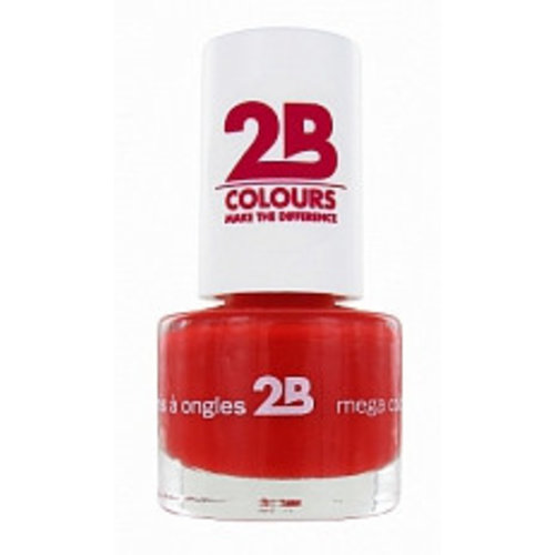 2b 2B NAGELLAK MEGA COLOURS MINI 18 COQUELICOT RED - 1 STUKS 2b 2B NAGELLAK MEGA COLOURS MINI 18 COQUELICOT RED - 1 STUKS