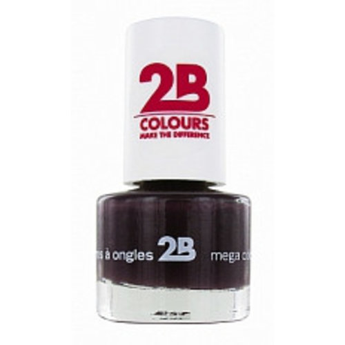 2b 2B NAGELLAK MEGA COLOURS MINI 35 BLACK DEVIL - 1 STUKS 2b 2B NAGELLAK MEGA COLOURS MINI 35 BLACK DEVIL - 1 STUKS