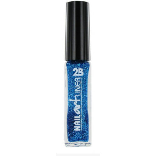 2b 2B NAIL ART LINER GLITTER AZURE BLUE 06 - 1 STUKS 2b 2B NAIL ART LINER GLITTER AZURE BLUE 06 - 1 STUKS
