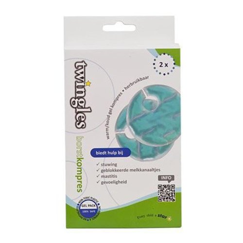 Twingles Twingles Borstkompres Gel W/K - 1 Stuks Twingles Twingles Borstkompres Gel W/K - 1 Stuks