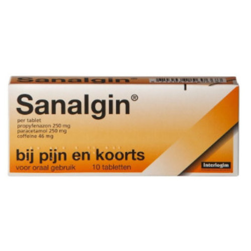 Sanalgin Sanalgin - 10 Tabletten Sanalgin Sanalgin - 10 Tabletten
