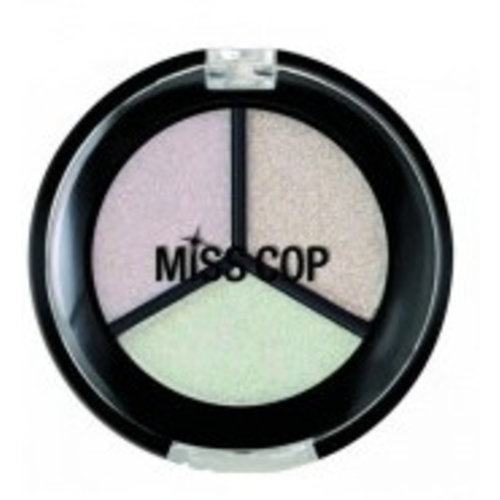Miss Cop Miss Cop Trio Eyeshadow Nacre Nr 07 - 1 Stuks Miss Cop Miss Cop Trio Eyeshadow Nacre Nr 07 - 1 Stuks