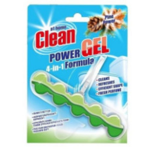 At Home At Home Power Gel Wc Blok 4in1 Pine - 1 Stuks At Home At Home Power Gel Wc Blok 4in1 Pine - 1 Stuks