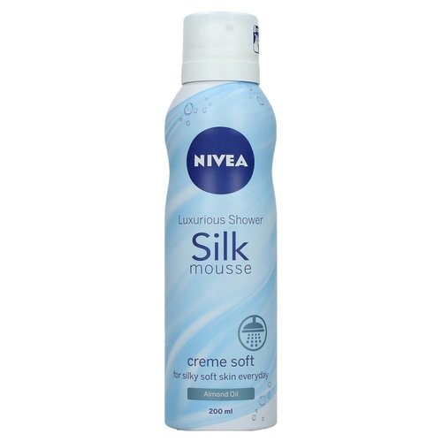 Nivea Nivea Silk Shower Mousse Creme Soft - 200 Ml Nivea Nivea Silk Shower Mousse Creme Soft - 200 Ml
