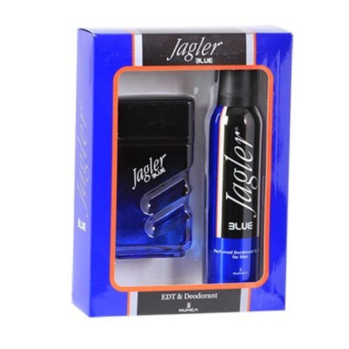 Jagler Jagler Blue Man Edt 90 Ml & Deo 150 Ml - 1 Stuks Jagler Jagler Blue Man Edt 90 Ml & Deo 150 Ml - 1 Stuks