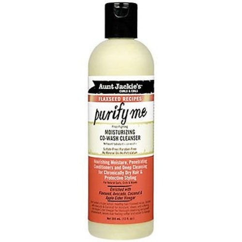 Aunt Jackie's Aunt Jackie's Curls & Coils Flaxseed Recipes Purify Me Moisturizing Co-Wash Cleaner 355 ml Aunt Jackie's Aunt Jackie's Curls & Coils Flaxseed Recipes Purify Me Moisturizing Co-Wash Cleaner 355 ml