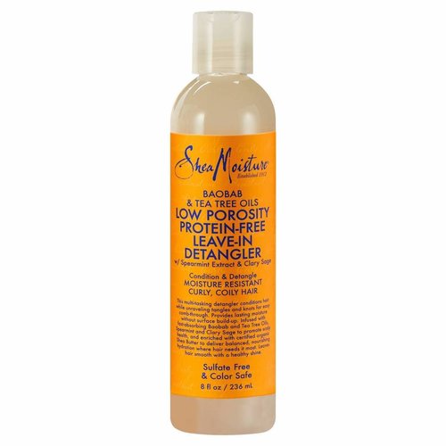 Shea Moisture Shea Moisture Baobab & Tea Tree Oils Low Porosity Protein-Free Leave-In Detangler 236 ml Shea Moisture Shea Moisture Baobab & Tea Tree Oils Low Porosity Protein-Free Leave-In Detangler 236 ml