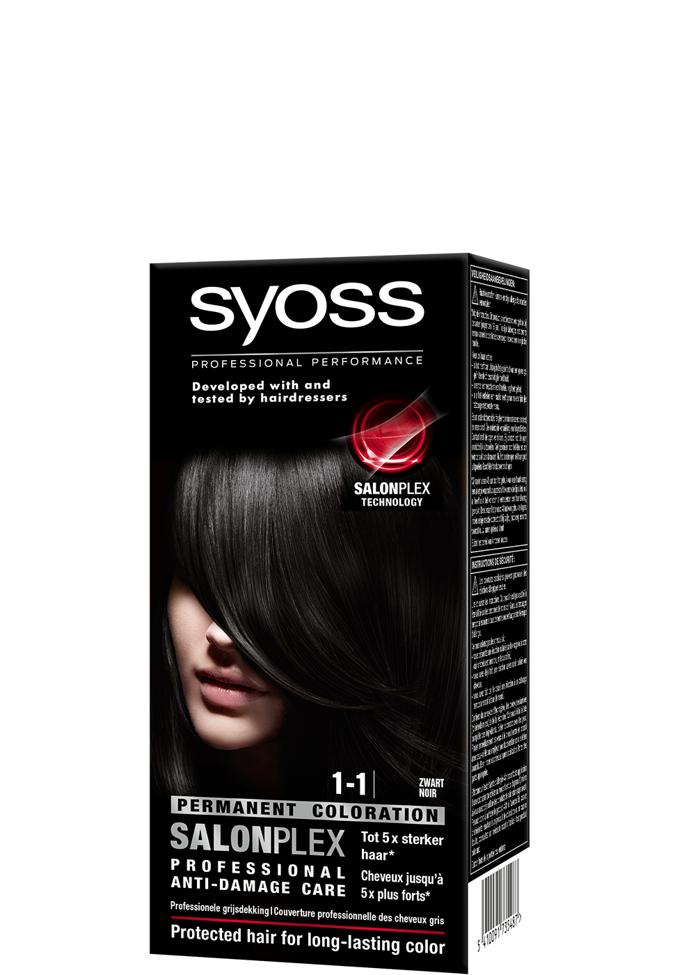 Syoss Syoss colors haarverf zwart 1-1
