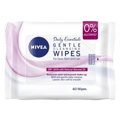 Nivea Gezichtsreinigingsdoekjes - 3-1 Sensitive 40 Doekjes Nivea Gezichtsreinigingsdoekjes - 3-1 Sensitive 40 Doekjes