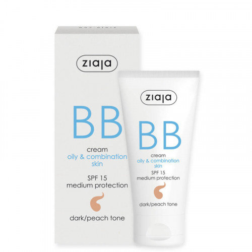 Ziaja Ziaja BB Cream - Spf 15 Dark/Peach Tone 50 ml Ziaja Ziaja BB Cream - Spf 15 Dark/Peach Tone 50 ml