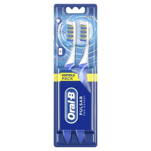 Oral-B Tandenborstel met Batterij - Medium 35 2 Stuks Oral-B Tandenborstel met Batterij - Medium 35 2 Stuks