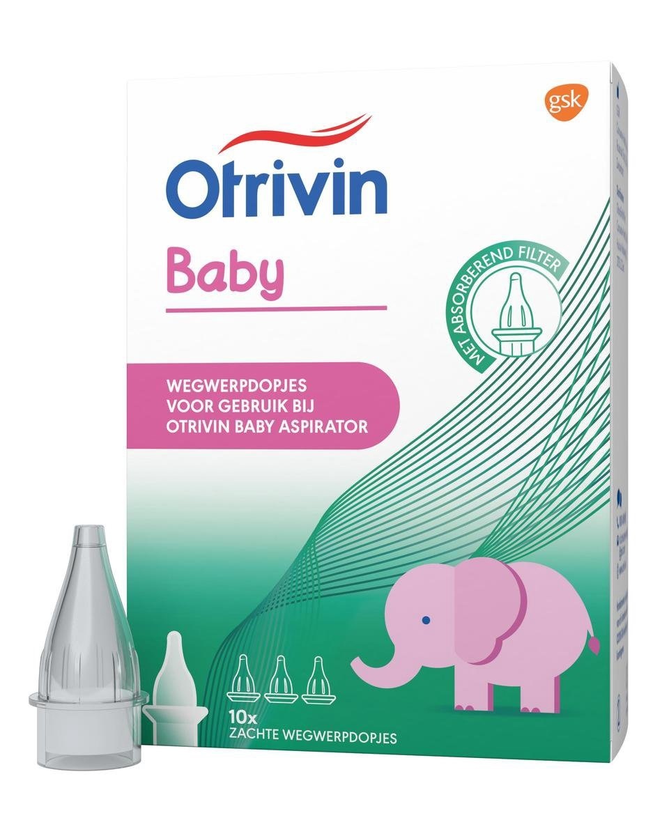 Otrivin Otrivin Baby Aspirator - Wegwerp Neusdopjes 10 stuks
