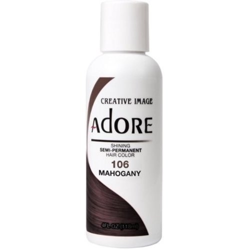 Adore Adore Semi-Permanent Haarverf - Mahogany Nummer 106 118ml Adore Adore Semi-Permanent Haarverf - Mahogany Nummer 106 118ml