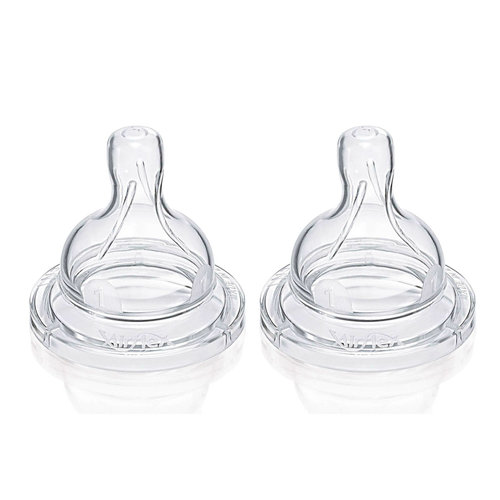 Philips Philiphs Avent Classic+ Speen - 1 Gat 2 stuks Philips Philiphs Avent Classic+ Speen - 1 Gat 2 stuks