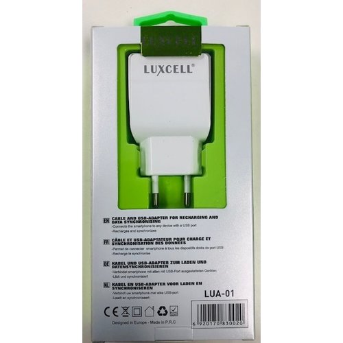 Luxcell - Adapter Met 2 Poorten Luxcell - Adapter Met 2 Poorten