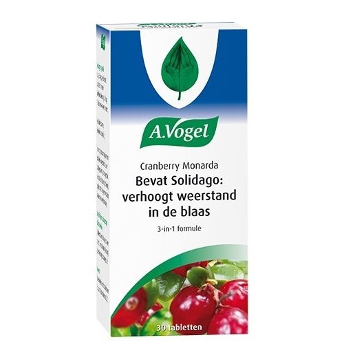 A.Vogel A.Vogel Cranberry Monarda - 30 Stuks A.Vogel A.Vogel Cranberry Monarda - 30 Stuks