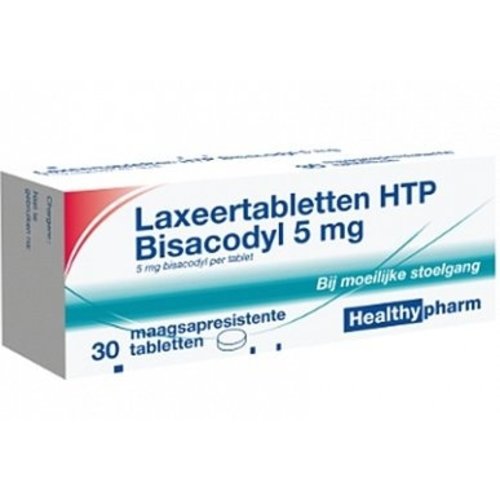Healthypharm Healthypharm Laxeertabletten 5mg - 30 Tabletten Healthypharm Healthypharm Laxeertabletten 5mg - 30 Tabletten
