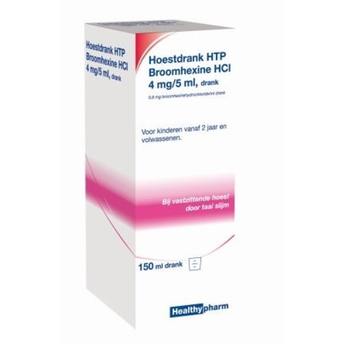 Healthypharm Healthypharm Hoestdrank 4mg/5 Ml - 150 Ml Healthypharm Healthypharm Hoestdrank 4mg/5 Ml - 150 Ml