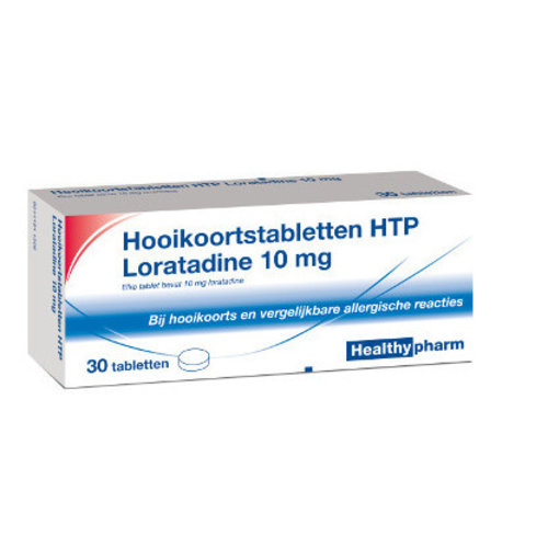 Healthypharm Healthypharm Hooikoorts Loratadine - 30 Tabletten Healthypharm Healthypharm Hooikoorts Loratadine - 30 Tabletten