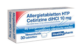 Healthypharm Healthypharm Cetirizine 10 Mg - 30 Tabletten
