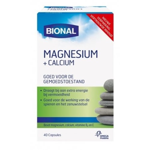 Bional Bional Magnesium+Calcium - 40 Capsules Bional Bional Magnesium+Calcium - 40 Capsules