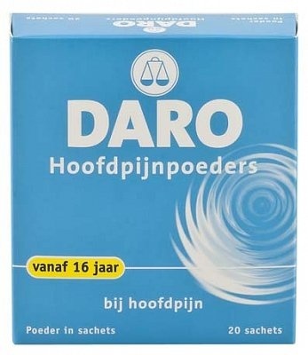 Daro Daro Hoofdpijnpoeders - 20 Pdr