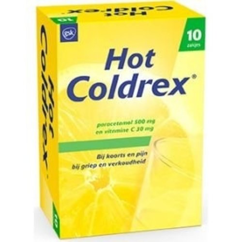 Hot Coldrex Hot Coldrex Sachet - 10 Stuks Hot Coldrex Hot Coldrex Sachet - 10 Stuks