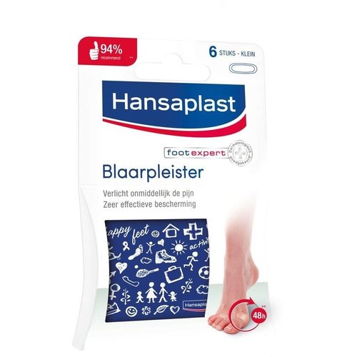 Hansaplast Hansaplast Blaarpleister Klein - 6 Stuks Hansaplast Hansaplast Blaarpleister Klein - 6 Stuks