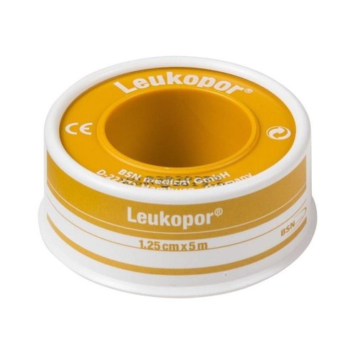 Leukopor Leukopor 1,25cm X 5 Mtr - 1 Stuks Leukopor Leukopor 1,25cm X 5 Mtr - 1 Stuks