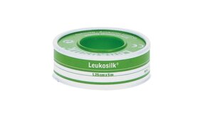 Leukosilk Leukosilk 1,25cm X 5 Mtr - 1 Stuks