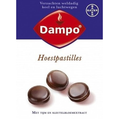 Dampo Dampo Hoestpastilles - 24 Tabletten Dampo Dampo Hoestpastilles - 24 Tabletten