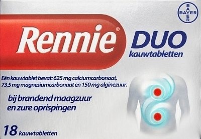 Rennie Rennie Duo - 18 Tabletten