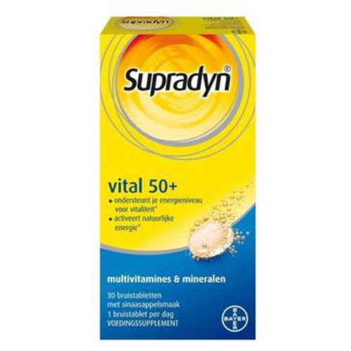Supradyn Supradyn Vital Bruis 50+ - 30 Tabletten Supradyn Supradyn Vital Bruis 50+ - 30 Tabletten