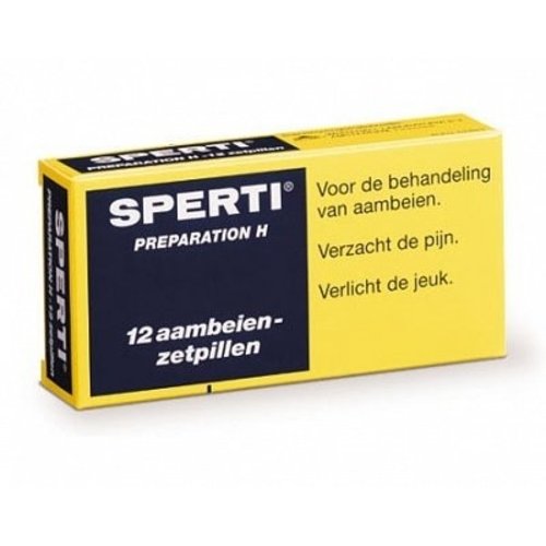 Sperti Sperti Suppositoria - 12 Zetpillen