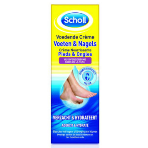 SCHOLL Scholl Voedende Creme Voeten & Nagels - 60 Ml SCHOLL Scholl Voedende Creme Voeten & Nagels - 60 Ml