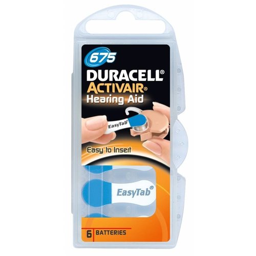 DURACELL Duracell Da 675 Hearing Aid - 6 Batterijen DURACELL Duracell Da 675 Hearing Aid - 6 Batterijen