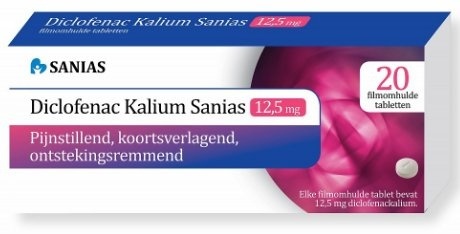 Sanias Sanias Diclofenac Kalim 12.5 Mg - 20 Tabletten