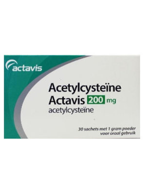 Actavis Sanias Acetylcysteine Poeder 200 Mg - 30 Sachets