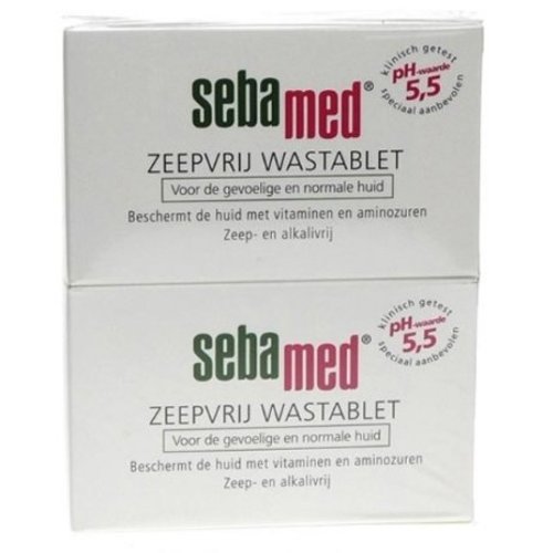 Sebamed Sebamed Compact Zeep Duo - 2x150 Gram Sebamed Sebamed Compact Zeep Duo - 2x150 Gram