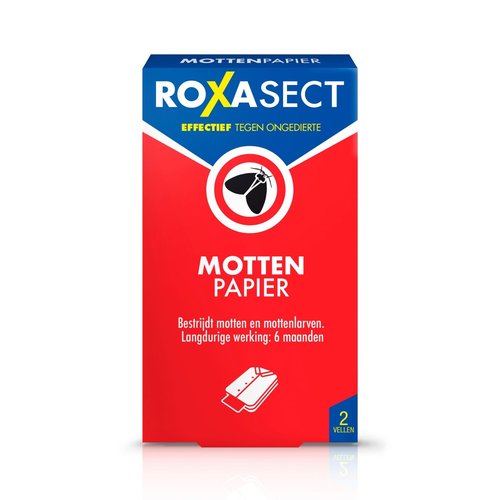 Roxasect Roxasect Mottenpapier- 2 Stuks Roxasect Roxasect Mottenpapier- 2 Stuks