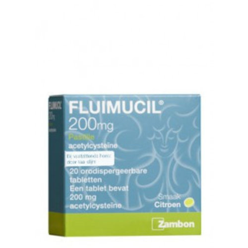 Fluimucil Fluimucil Pastilles - 20 Stuks Fluimucil Fluimucil Pastilles - 20 Stuks