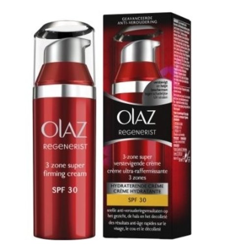 Kwade trouw Andrew Halliday Voor een dagje uit Oil of Olaz Oil Olaz Regenerist 3 Zone Super Verstevigende Creme Spf 30 -  50 Ml - Superdrogist.com