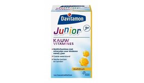 Davitamon Davitamon Junior 3+ Kauwvitamine Multifruit - 120 Stuks Davitamon Davitamon Junior 3+ Kauwvitamine Multifruit - 120 Stuks
