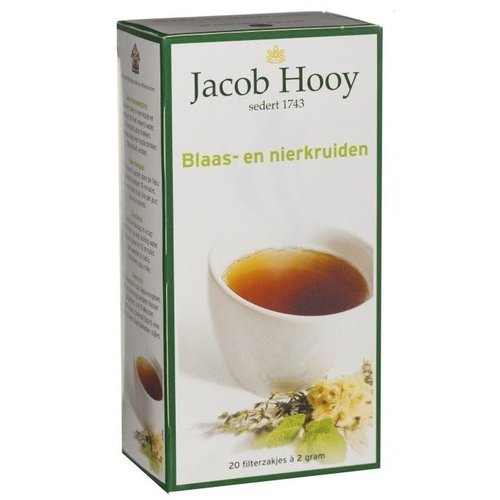 Jacob Jacob Hooy Thee Blaas-Nier Kruiden - 20 Zakjes Jacob Jacob Hooy Thee Blaas-Nier Kruiden - 20 Zakjes