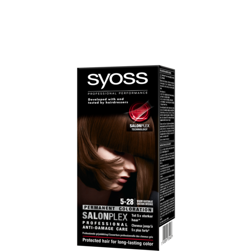 Syoss Syoss Colors Haarverf Warm Kastanjebruin 5-28 Syoss Syoss Colors Haarverf Warm Kastanjebruin 5-28