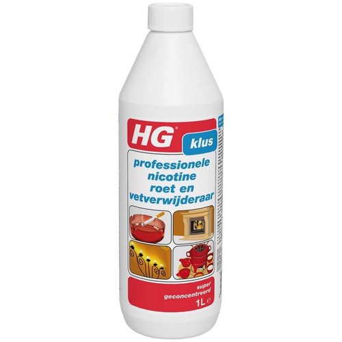 Hg Hg Rood Roet,Nicotine En Vetverwijderaar - 1 Liter Hg Hg Rood Roet,Nicotine En Vetverwijderaar - 1 Liter