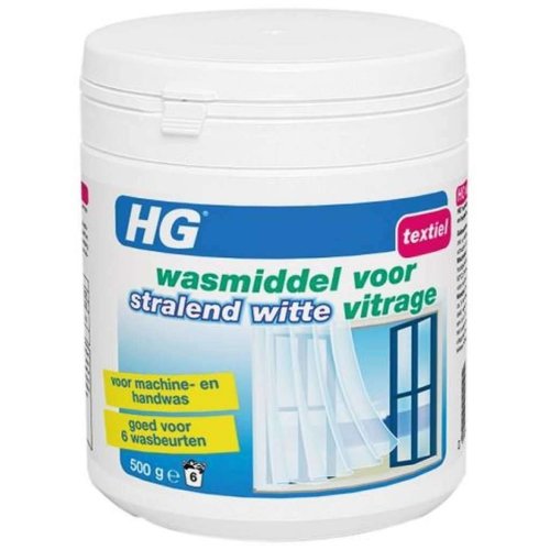 Hg Hg Wasmiddel Vitrage Wit - 500 Gram Hg Hg Wasmiddel Vitrage Wit - 500 Gram