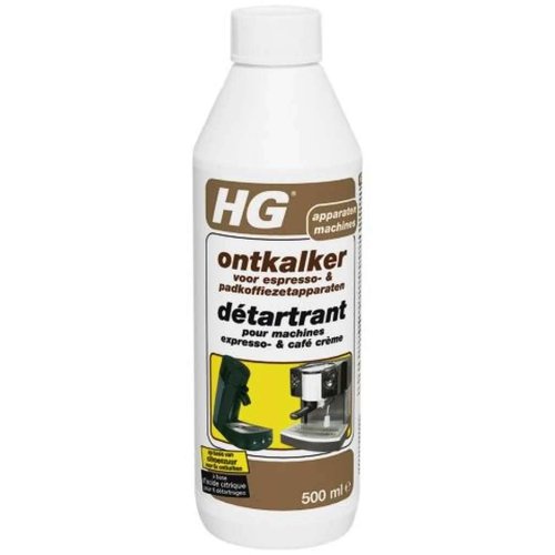 Hg Hg Ontkalker Espresso & Padkoffiezetapparaten - 500 Ml Hg Hg Ontkalker Espresso & Padkoffiezetapparaten - 500 Ml
