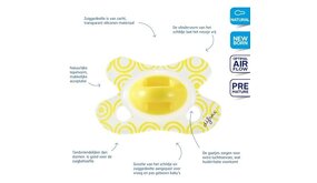 Difrax Difrax Fopspeen Combi Mini Newborn - 1 Stuks Difrax Difrax Fopspeen Combi Mini Newborn - 1 Stuks