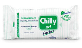 Chilly Chilly Doekjes Pocket Gel 12 Stuks Chilly Chilly Doekjes Pocket Gel 12 Stuks